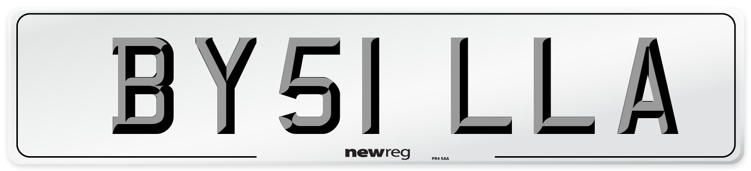 BY51 LLA Number Plate from New Reg